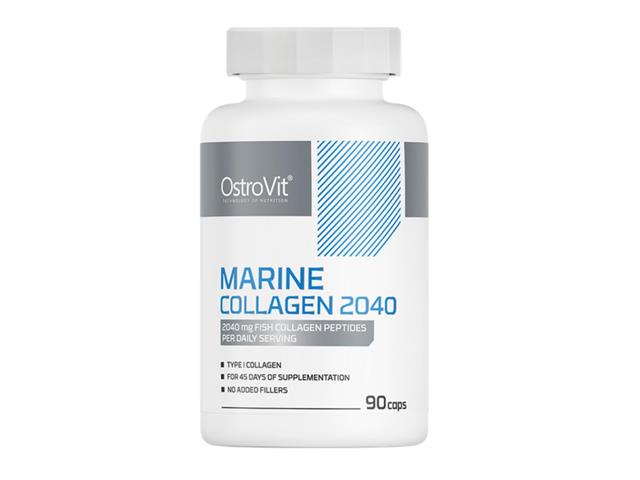 OstroVit Marine Collagen 2040 interakcje ulotka kapsułki  90 kaps.