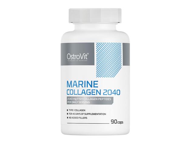 OstroVit Marine Collagen 2040 interakcje ulotka kapsułki - 90 kaps.