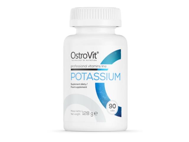 OstroVit Potassium interakcje ulotka tabletki  90 tabl.