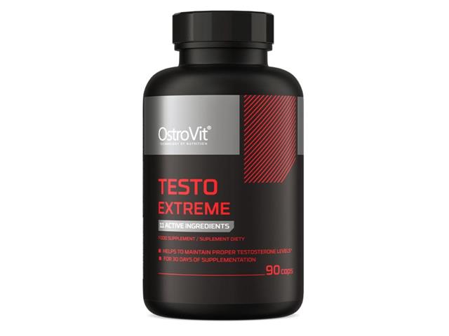 OstroVit Testo Extreme interakcje ulotka kapsułki - 90 kaps.