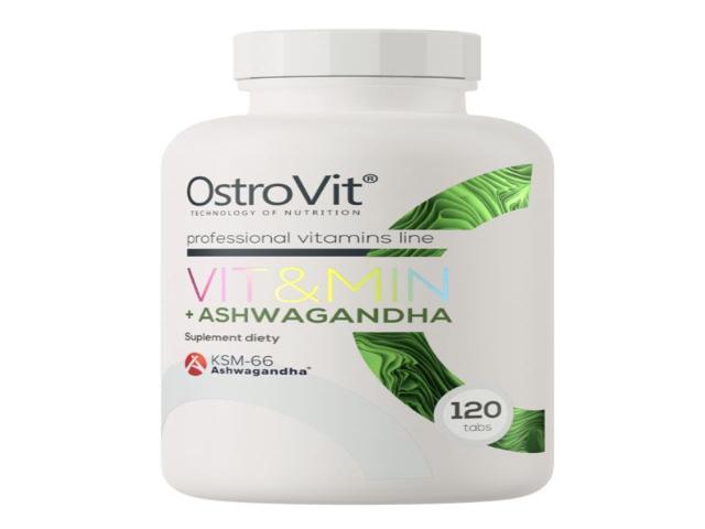 OstroVit VIT & MIN + Ashwagandha interakcje ulotka tabletki - 120 tabl.