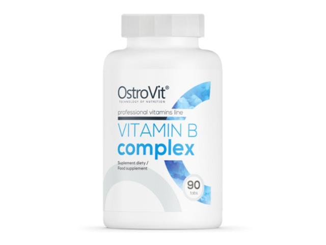 OstroVit Vitamin B Complex interakcje ulotka tabletki - 90 tabl.