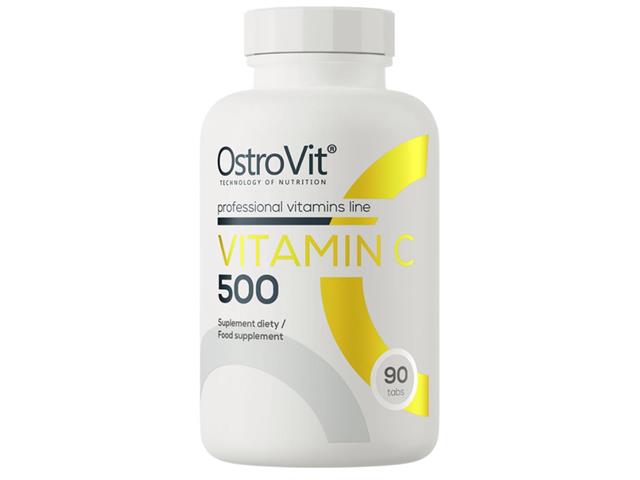 OstroVit Vitamin C 500 interakcje ulotka tabletki  90 tabl.