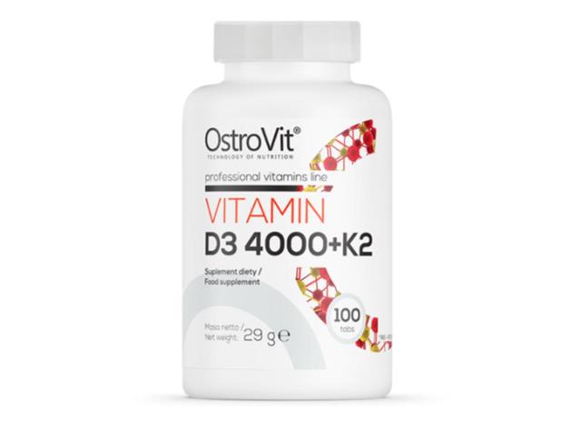 OstroVit Vitamin D3 4000 + K2 interakcje ulotka tabletki  100 tabl.