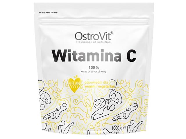 OstroVit Witamina C interakcje ulotka proszek  1 kg