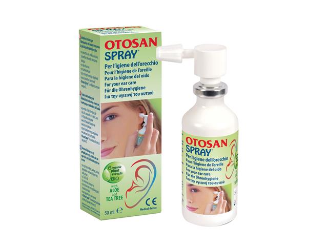 Otosan Spray interakcje ulotka spray do uszu  50 ml