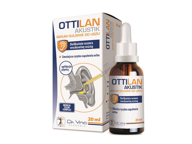 Ottilan Akustik Serum do uszu olejowe interakcje ulotka   20 ml