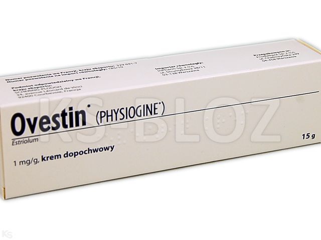 Ovestin interakcje ulotka krem dopochwowy 1 mg/g 15 g (tub.)
