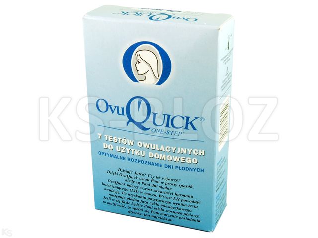 Ovu Quick One Step Test owulacyjny interakcje ulotka   1 szt.