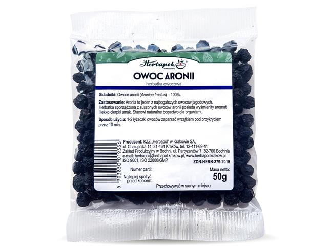 Owoc aronii interakcje ulotka herbata - 50 g