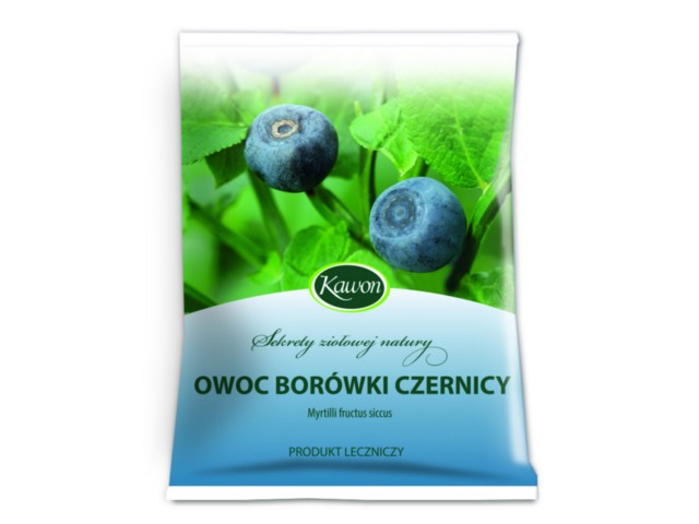 Owoc Borówki Czernicy interakcje ulotka zioła do zaparzania 1 g/g 25 g