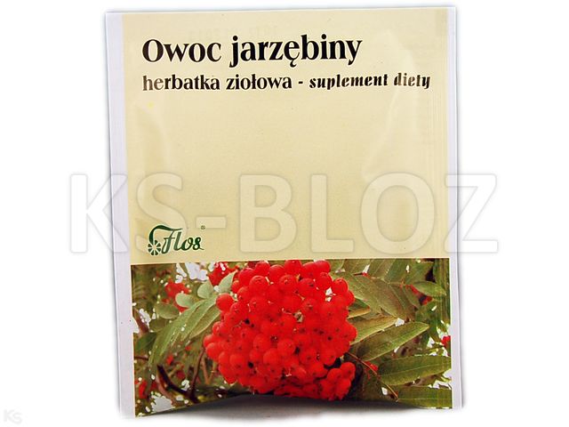 Owoc Jarzębiny Herbatka ziołowa interakcje ulotka   50 g