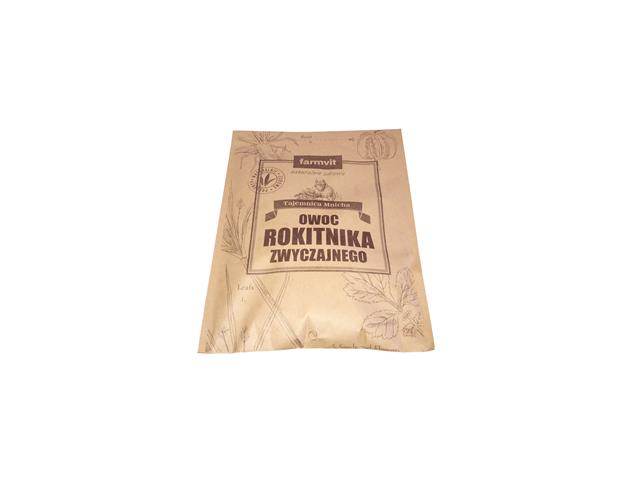Owoc Rokitnika Zwyczajnego interakcje ulotka herbata - 100 g