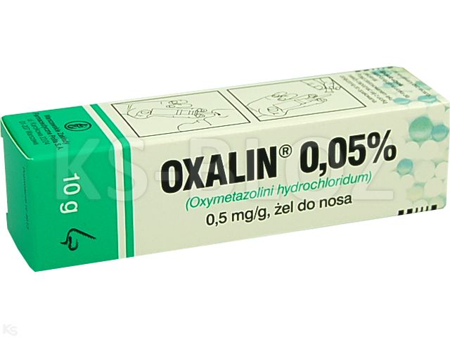 Oxalin Junior (Oxalin 0.05%) interakcje ulotka żel do nosa 500 mcg/g 10 g | but.