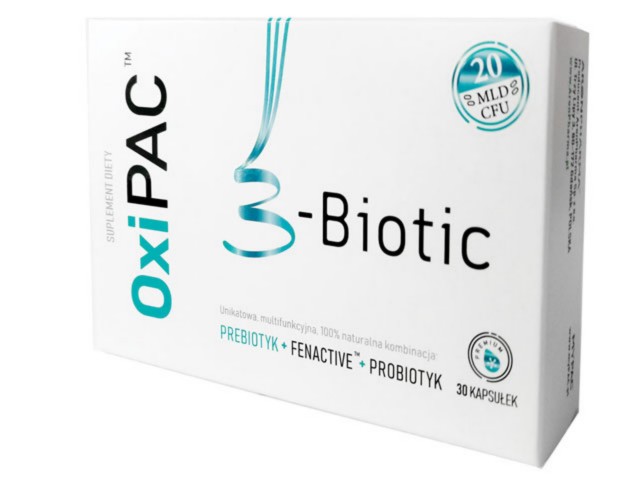 Oxipac 3-Biotic interakcje ulotka kapsułki - 30 kaps.