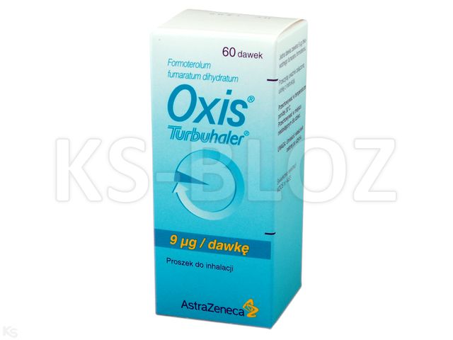 Oxis Turbuhaler interakcje ulotka proszek do inhalacji 9 mcg/daw. 1 szt. (60 daw.)