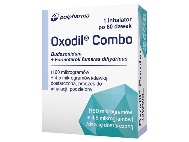 Oxodil Combo interakcje ulotka proszek do inhalacji (160mcg+4,5mcg)/daw. inh. 