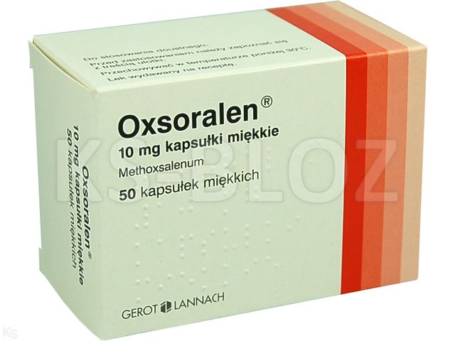 Oxsoralen interakcje ulotka kapsułki miękkie 10 mg 50 kaps. (5 blist. po 10 kaps.)