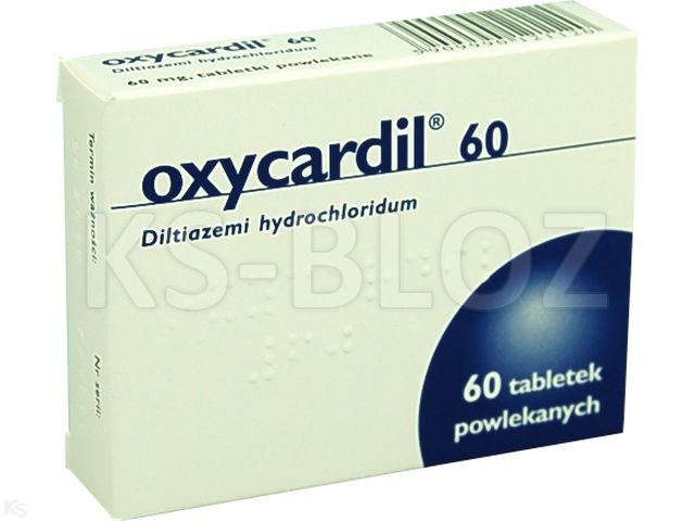 Oxycardil 60 interakcje ulotka tabletki powlekane 60 mg 