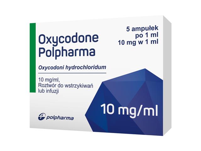 Oxycodone Polpharma interakcje ulotka roztwór do wstrzykiwań lub infuzji 10 mg/ml 5 amp. po 1 ml