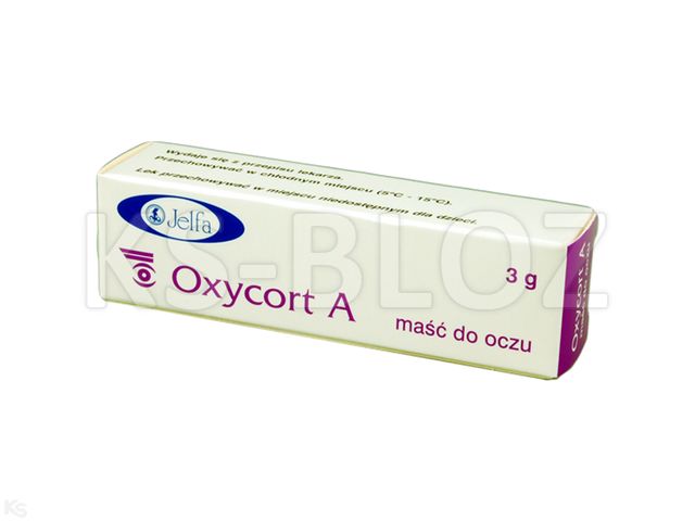 Oxycort A interakcje ulotka maść do oczu (10mg+10mg)/g 3 g