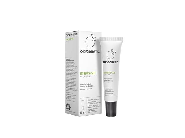 Oxygenetic Energyze Vitamin C Serum pod oczy rewitalizujące interakcje ulotka   15 ml