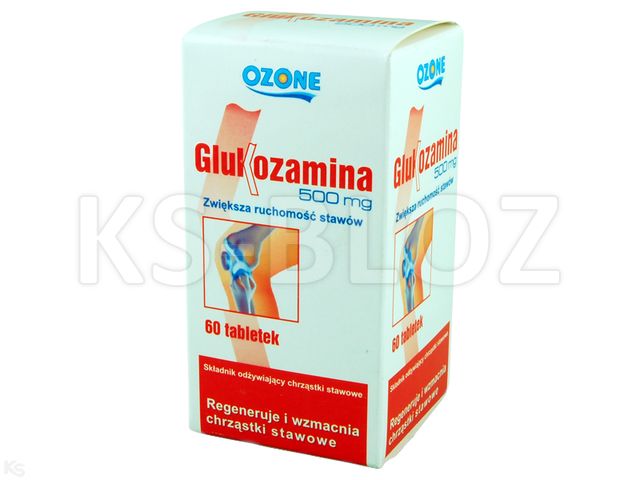 Ozone Glukozamina interakcje ulotka tabletki 500 mg 60 tabl.