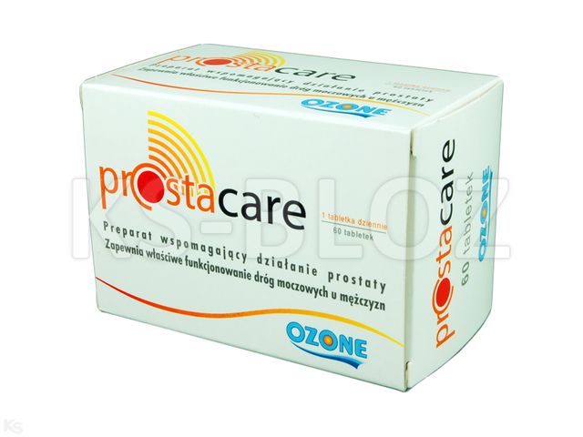 Ozone Prostacare interakcje ulotka tabletki  60 tabl. (blist.)