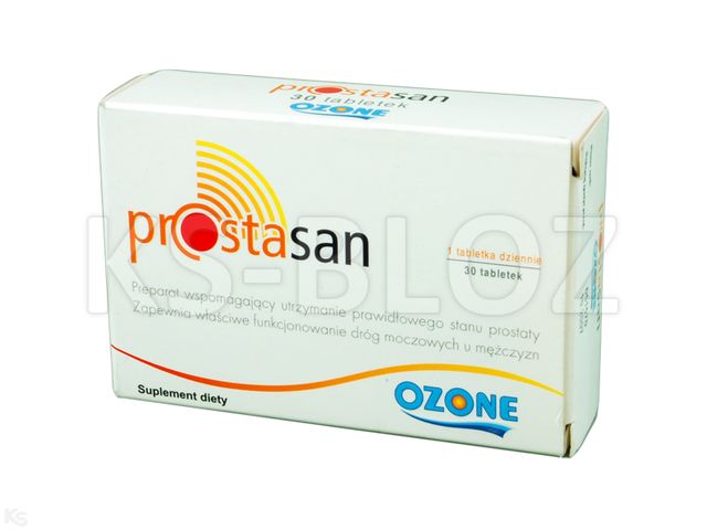 Ozone Prostasan interakcje ulotka tabletki - 30 tabl.