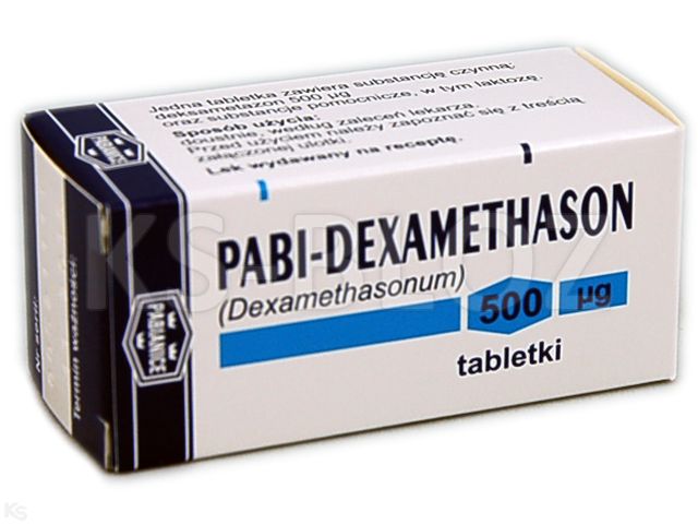 Pabi-Dexamethason interakcje ulotka tabletki 500 mcg 20 tabl.