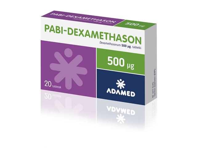 Pabi-Dexamethason interakcje ulotka tabletki 500 mcg 20 tabl. | blister