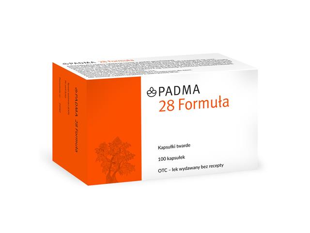 Padma 28 Formuła interakcje ulotka kapsułki twarde  100 kaps.