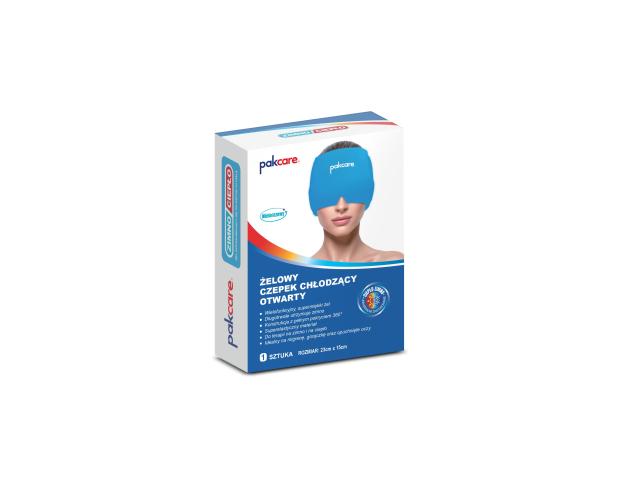 Pakcare Czepek otwarty chłodzący żelowy ACBM08 interakcje ulotka czepek - 1 szt.