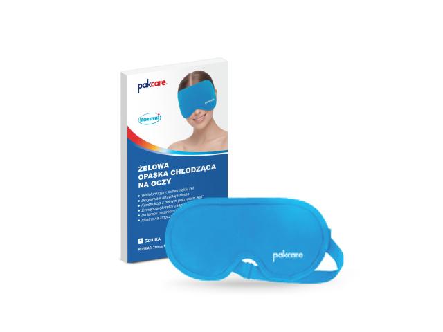 Pakcare Opaska na oczy chłodząca żelowa ACYZ12 21 x 11 cm interakcje ulotka opaska - 1 szt.