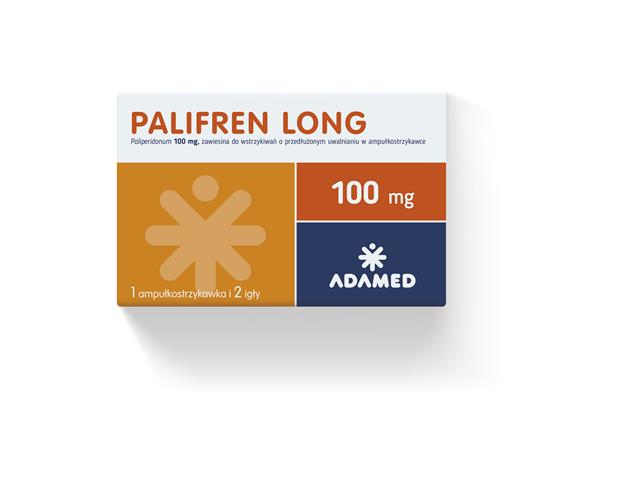 Palifren Long interakcje ulotka zawiesina do wstrzykiwań o przedłużonym uwalnianiu 100 mg 1 amp.-strz. | +2 igł.