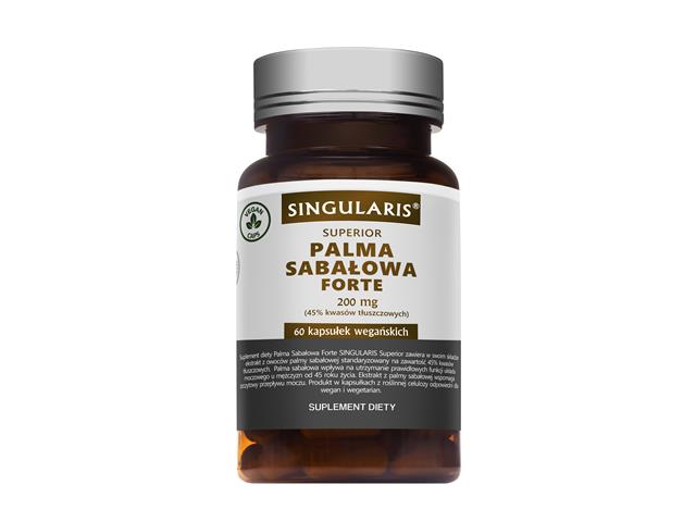 Palma Sabałowa Forte 200 mg Singularis Superior interakcje ulotka kapsułki - 60 kaps.