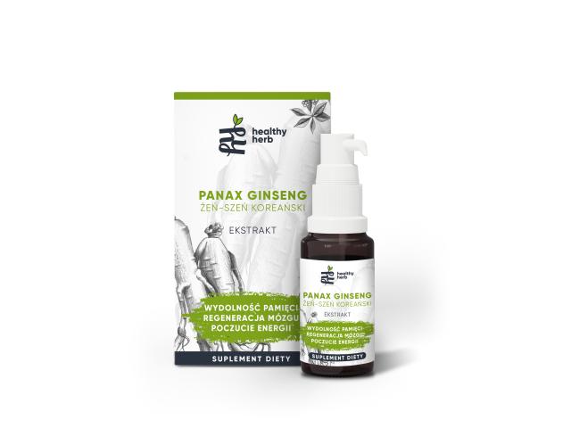 Panax Ginseng Żeń-Szeń Koreański Ekstrakt interakcje ulotka płyn doustny - 30 ml