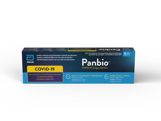 Panbio Covid-19 Test self test antigen 41FK51 interakcje ulotka test  1 szt.