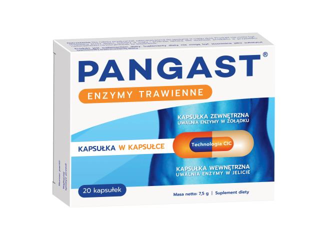 Pangast interakcje ulotka kapsułki - 20 kaps.