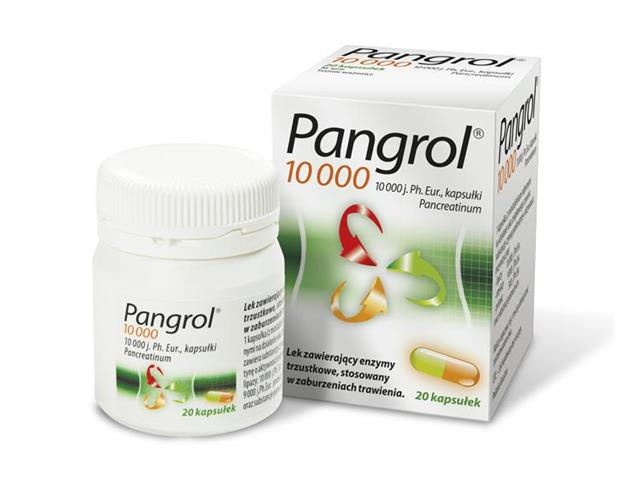 Pangrol 10 000 interakcje ulotka kapsułki 10 000 j. Ph.Eur. 