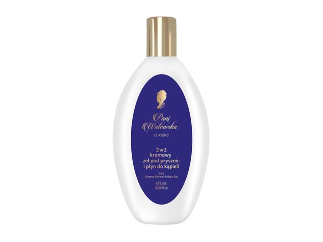 Pani Walewska Classic Żel-płyn pod prysznic i do kąpieli kremowy 2w1 interakcje ulotka płyn - 475 ml