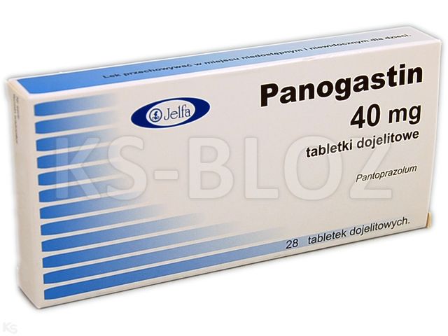 Panogastin interakcje ulotka tabletki dojelitowe 40 mg 28 tabl. | 2 blist.po 14 szt.