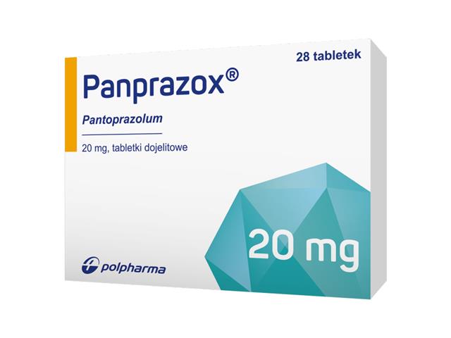 Panprazox interakcje ulotka tabletki dojelitowe 20 mg 28 tabl.