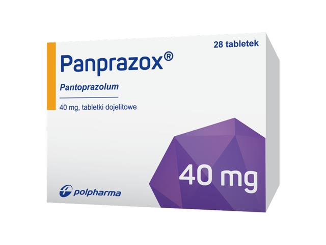 Panprazox interakcje ulotka tabletki dojelitowe 40 mg 28 tabl. | blister