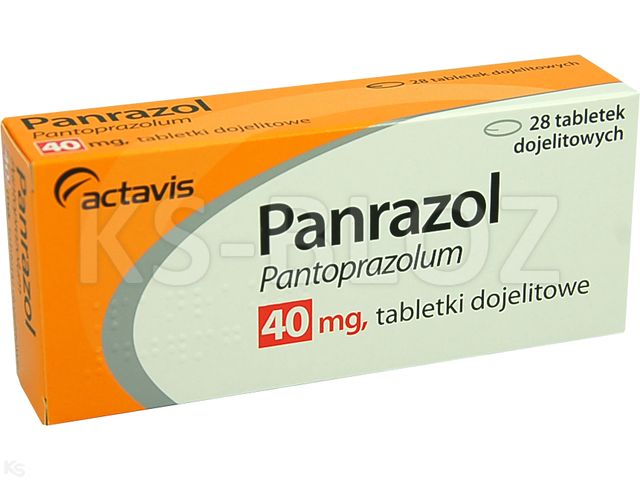 Panrazol interakcje ulotka tabletki dojelitowe 40 mg 