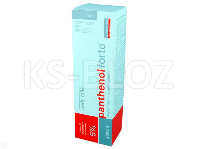 Panthenol Forte 5% Mleczko interakcje ulotka   200 ml