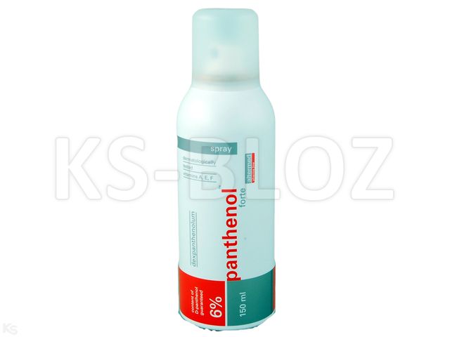 Panthenol Forte 6% Spray interakcje ulotka spray  150 ml