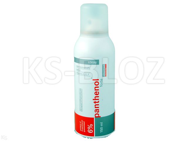 Panthenol Forte 6% Spray interakcje ulotka   150 ml