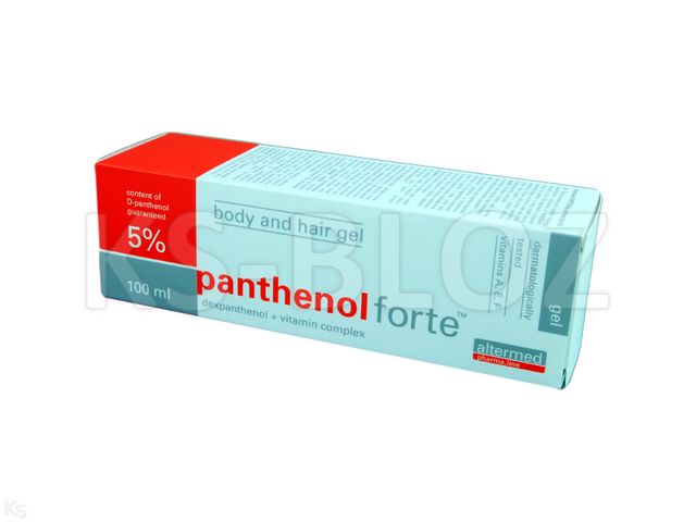 PANTHENOL FORTE Żel 5% interakcje ulotka   100 ml
