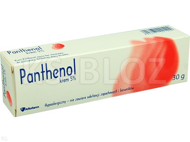 PANTHENOL Krem 5% interakcje ulotka   30 g